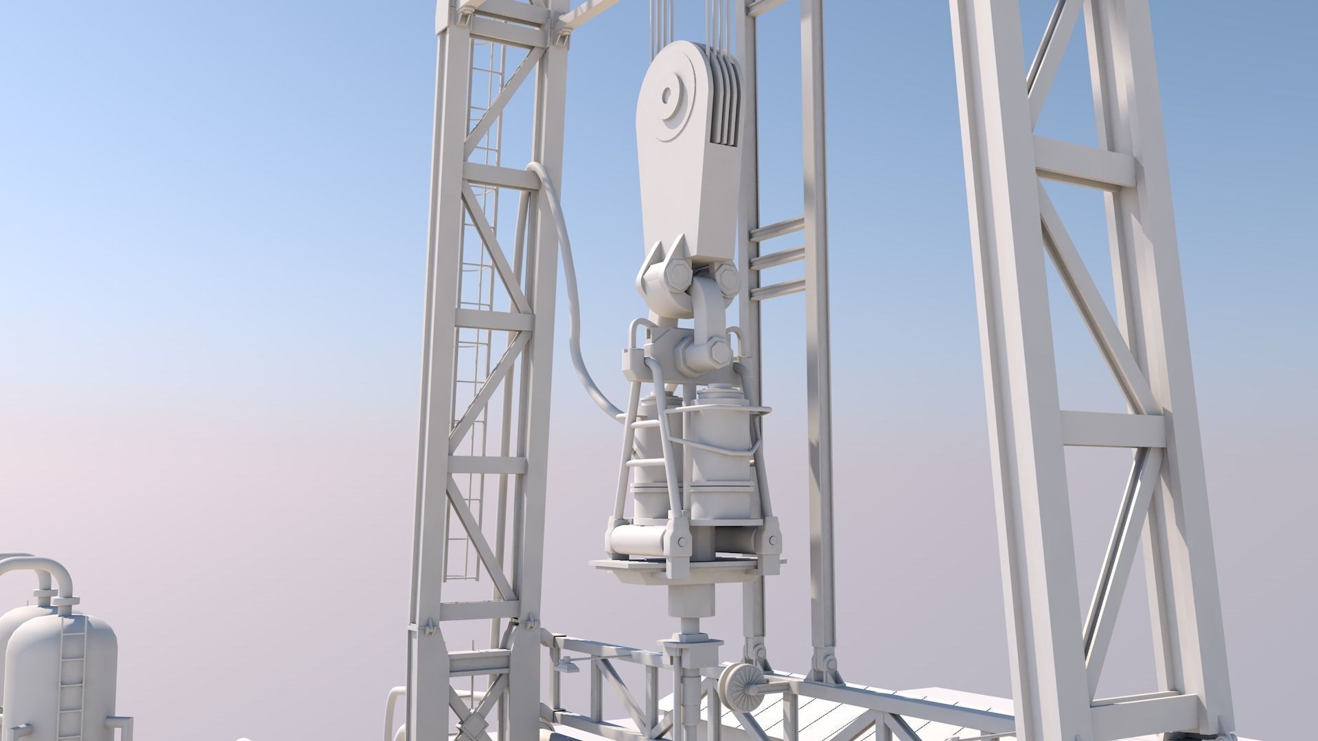 Oil platform 3D model_11