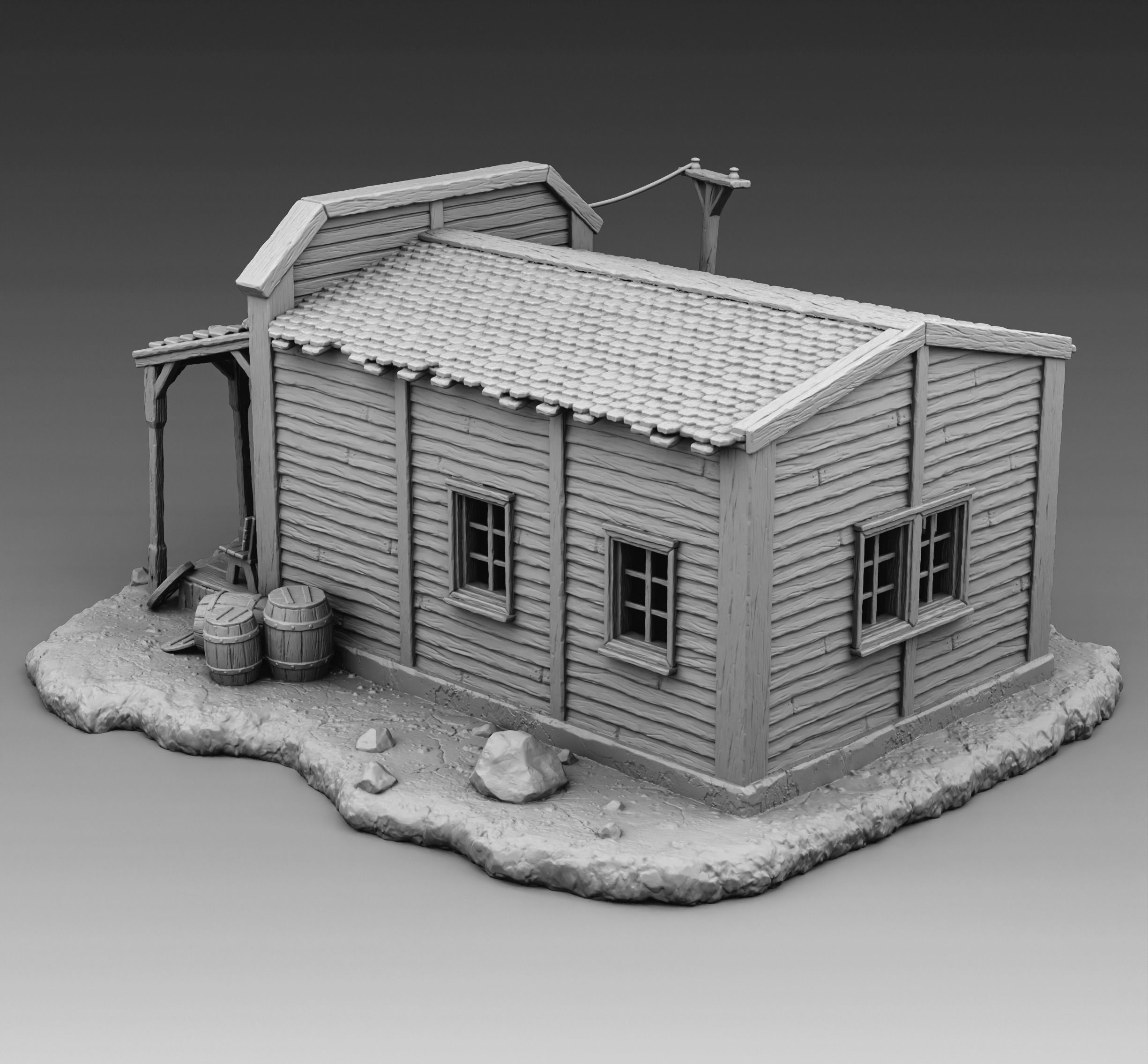 Antique Shop 3D print model_2