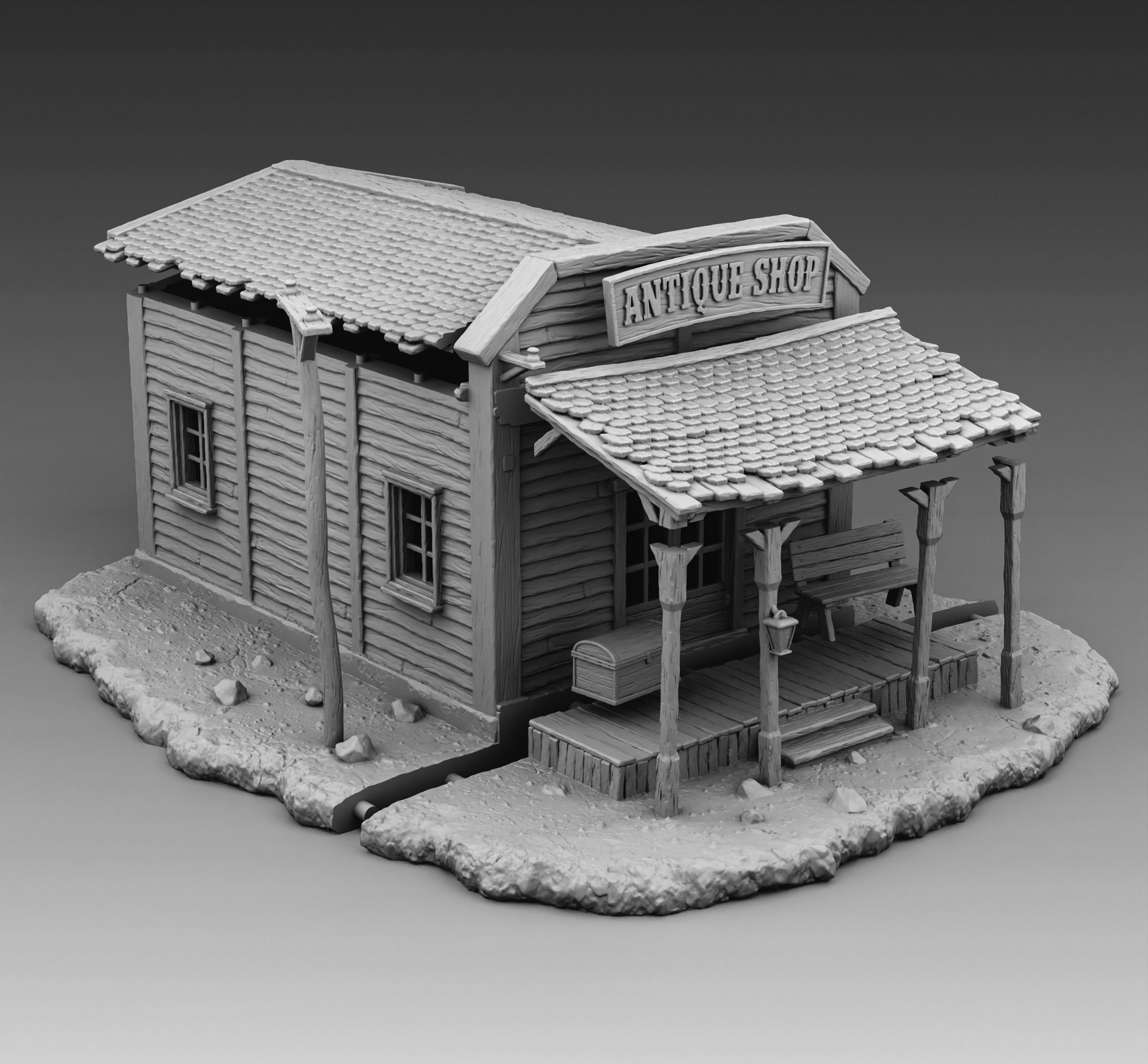 Antique Shop 3D print model_3