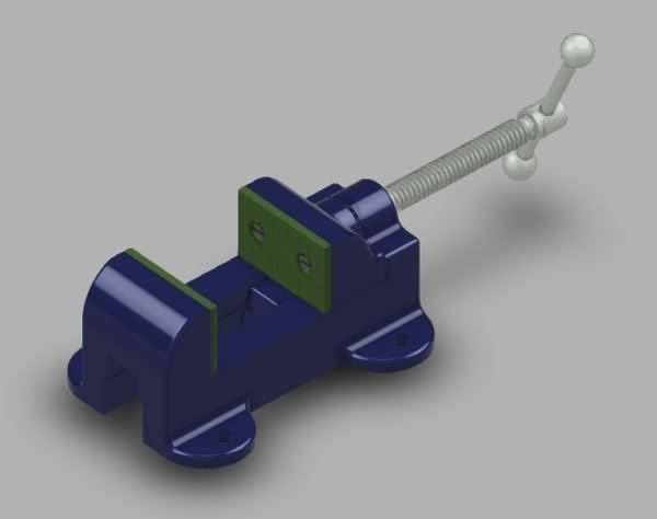 Bench Vice 3D model