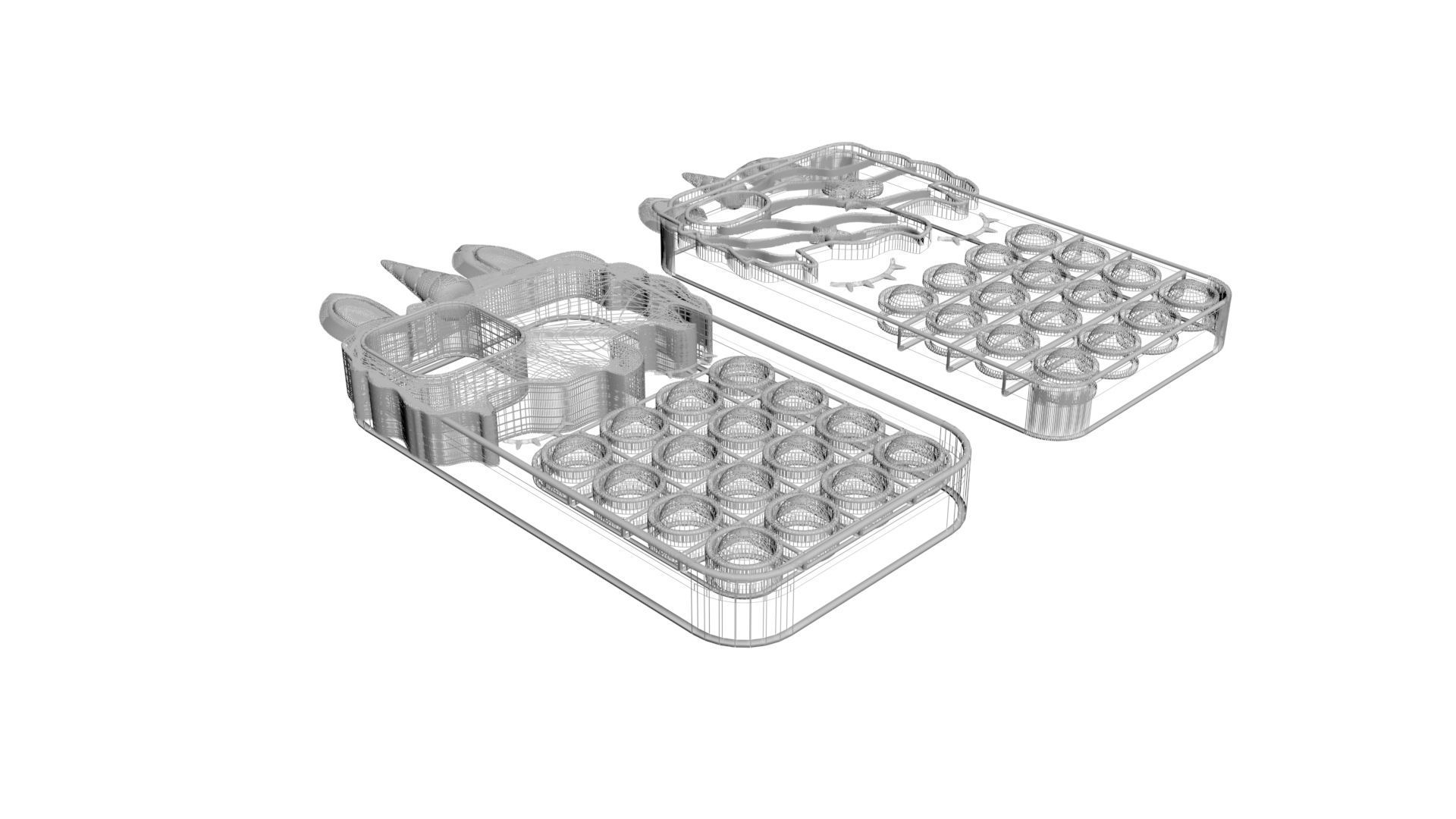 Unicorn Pop It Phone Cases Set 3D model_10