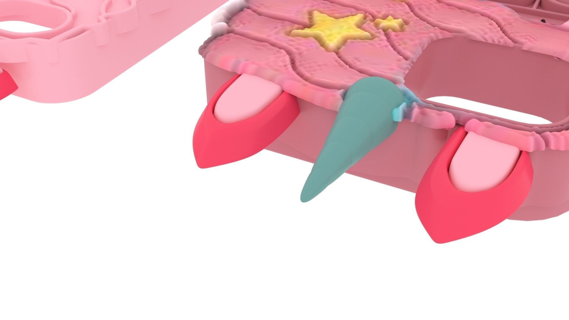 Unicorn Pop It Phone Cases Set 3D model_5