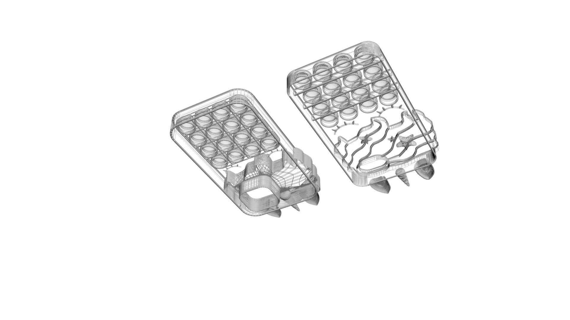 Unicorn Pop It Phone Cases Set 3D model_15