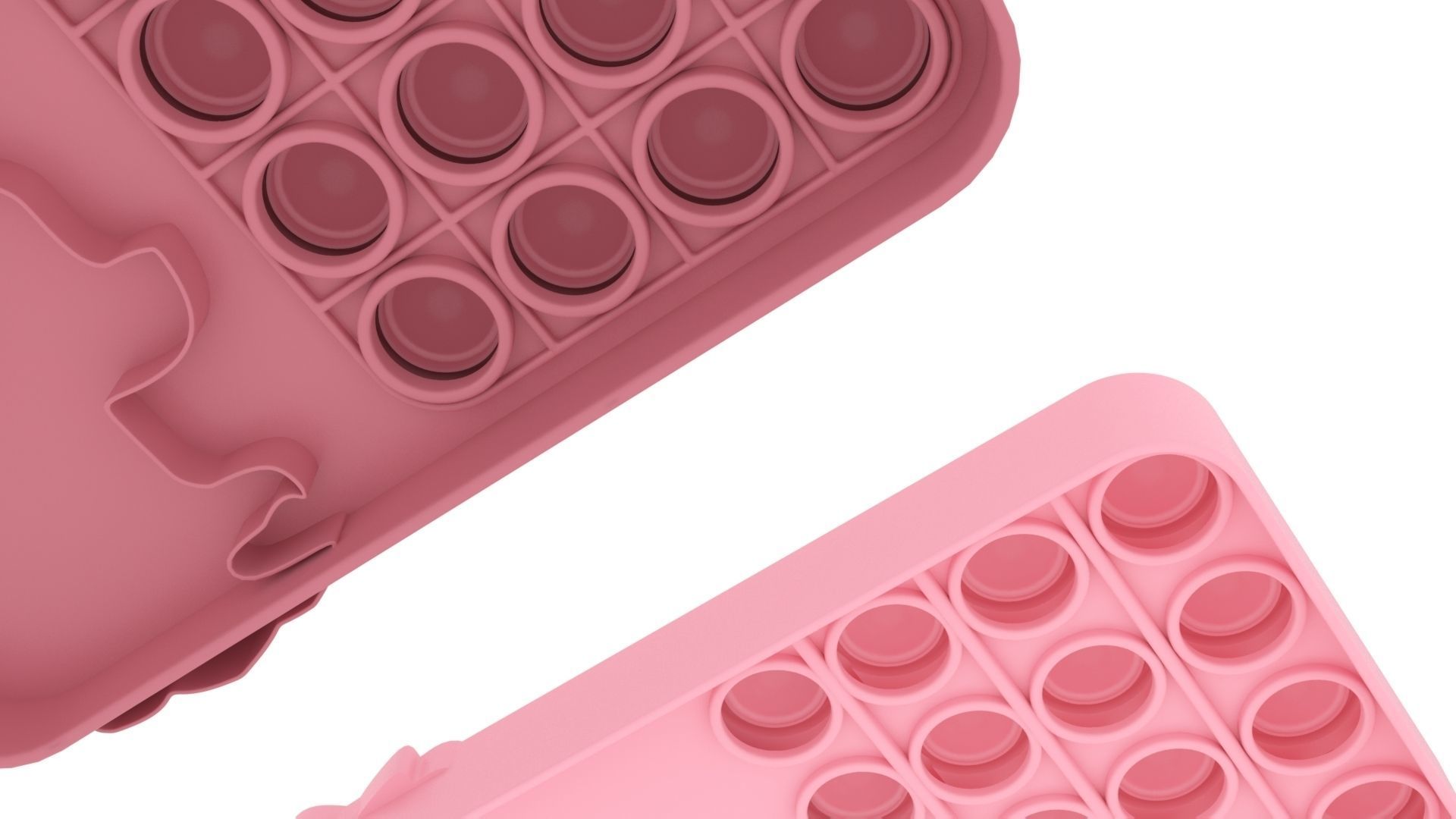 Unicorn Pop It Phone Cases Set 3D model_7