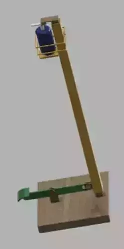 Foot Operated-Hand Sanitizer 3D model