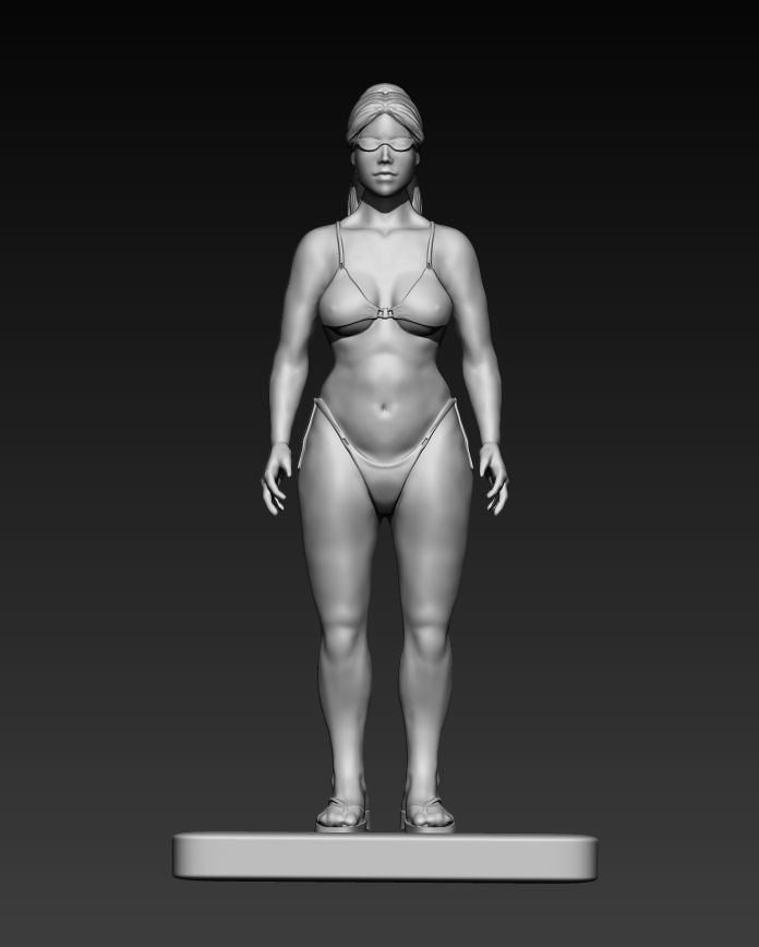 Brazilian in bikini Susy 3D print model_2