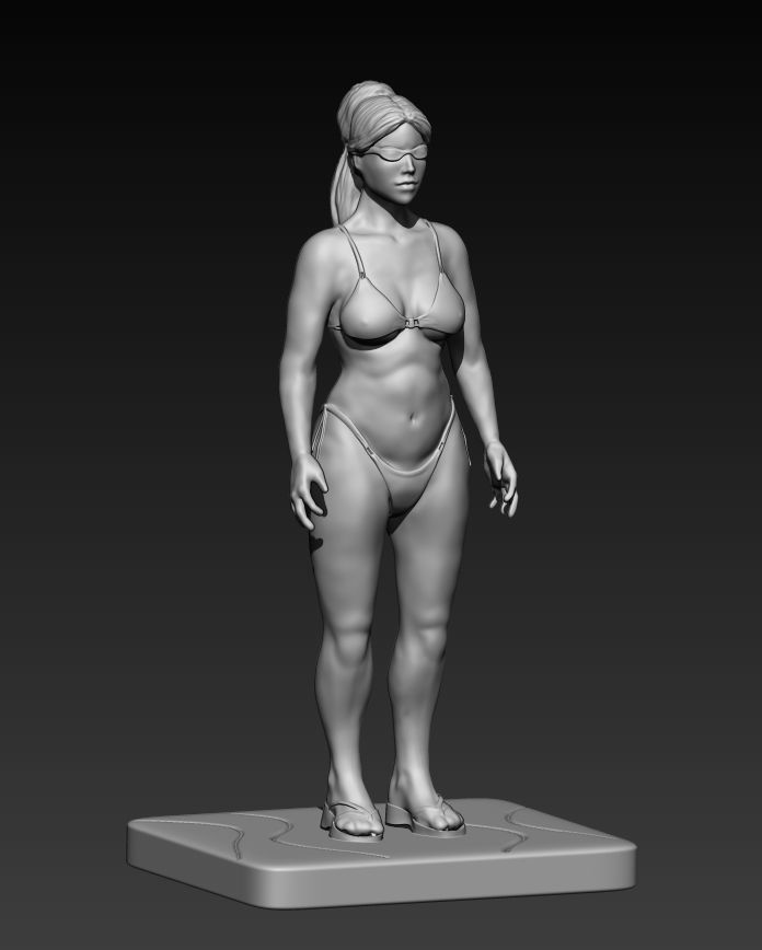 Brazilian in bikini Susy 3D print model_1