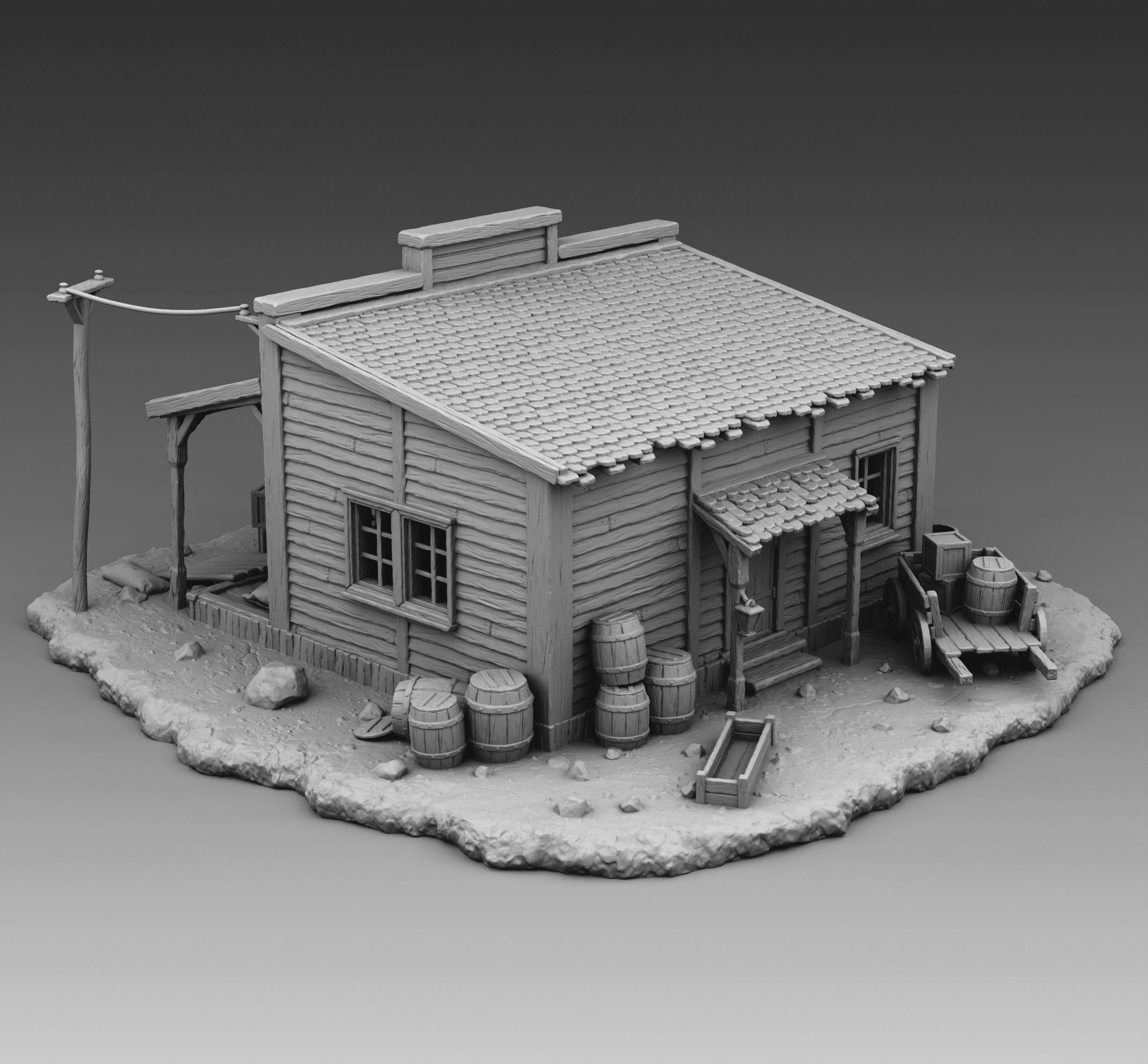 General store 3D print model_2