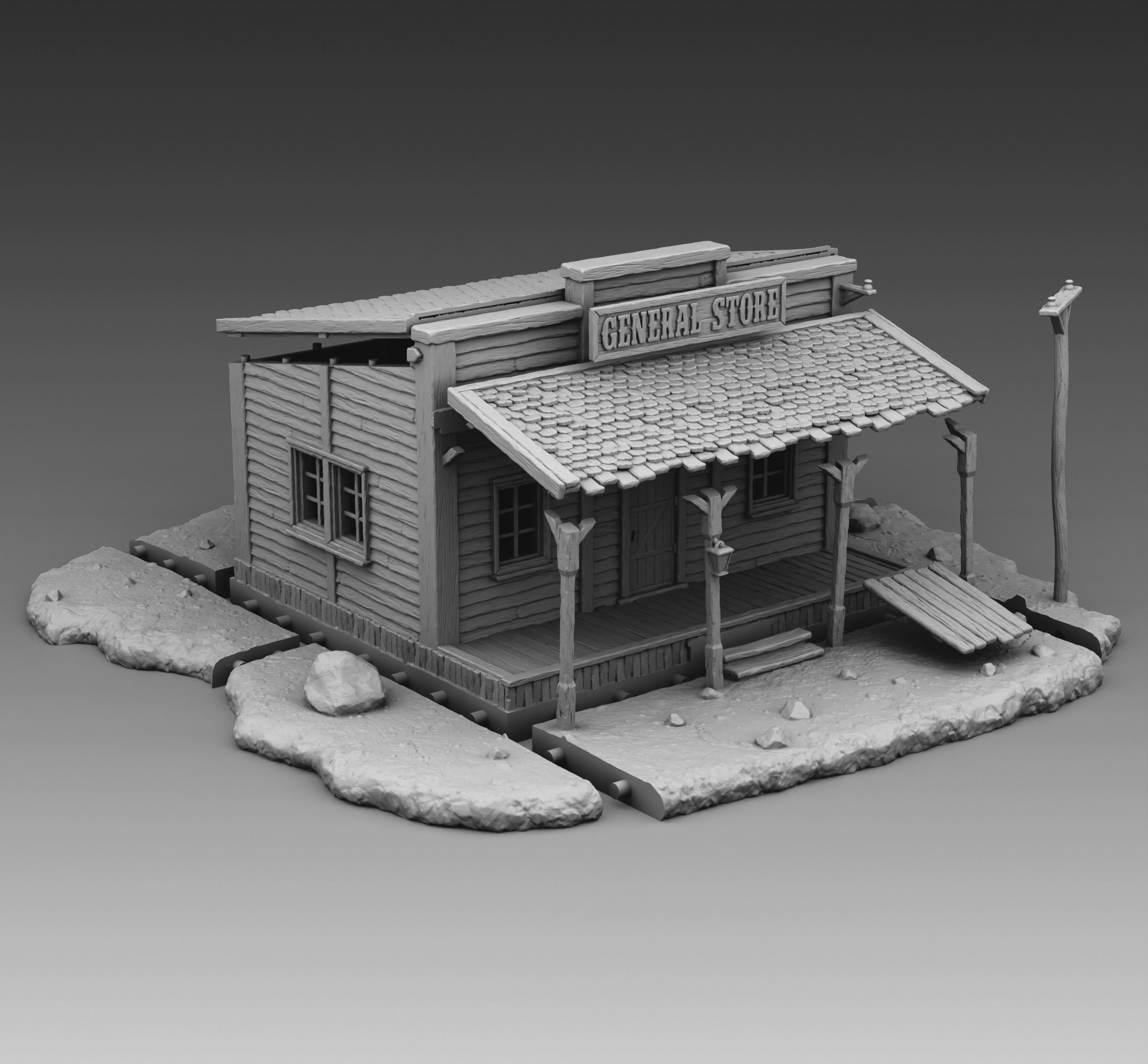 General store 3D print model_3