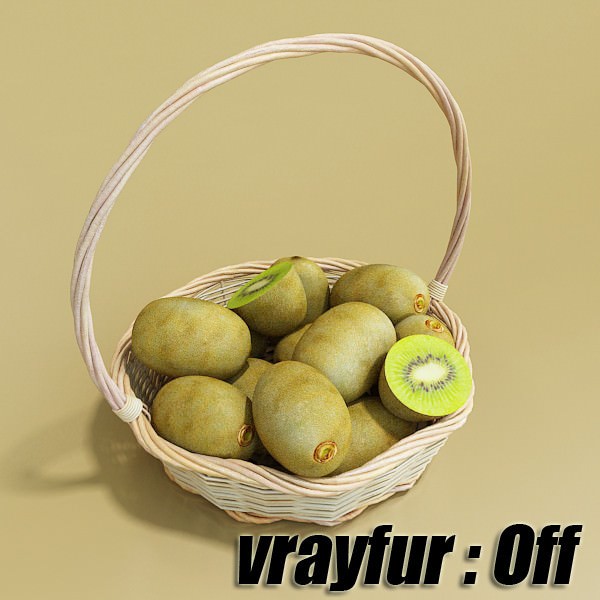 Fruits and Basket Collection 3D model_72
