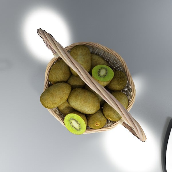 Fruits and Basket Collection 3D model_71