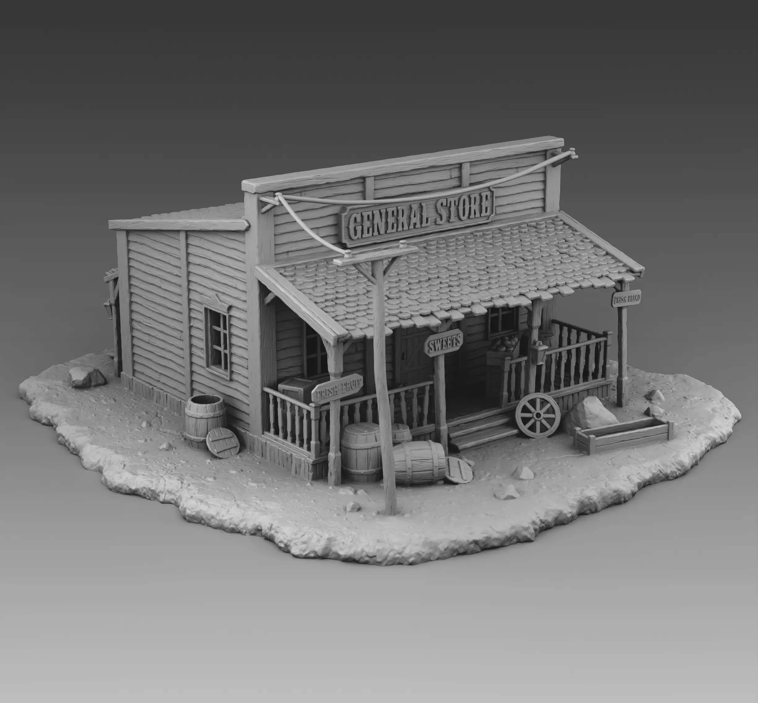 Small general shop 3D print model