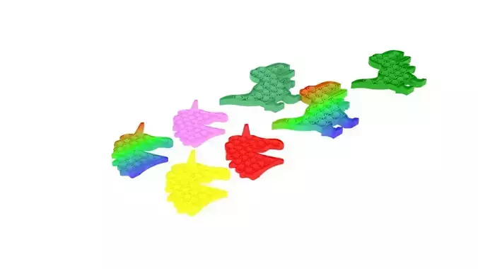 Animal Pop It Fidget Toys Set