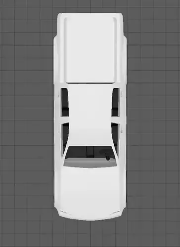 Highpoly Concept Pickup Truck With Simple Interior