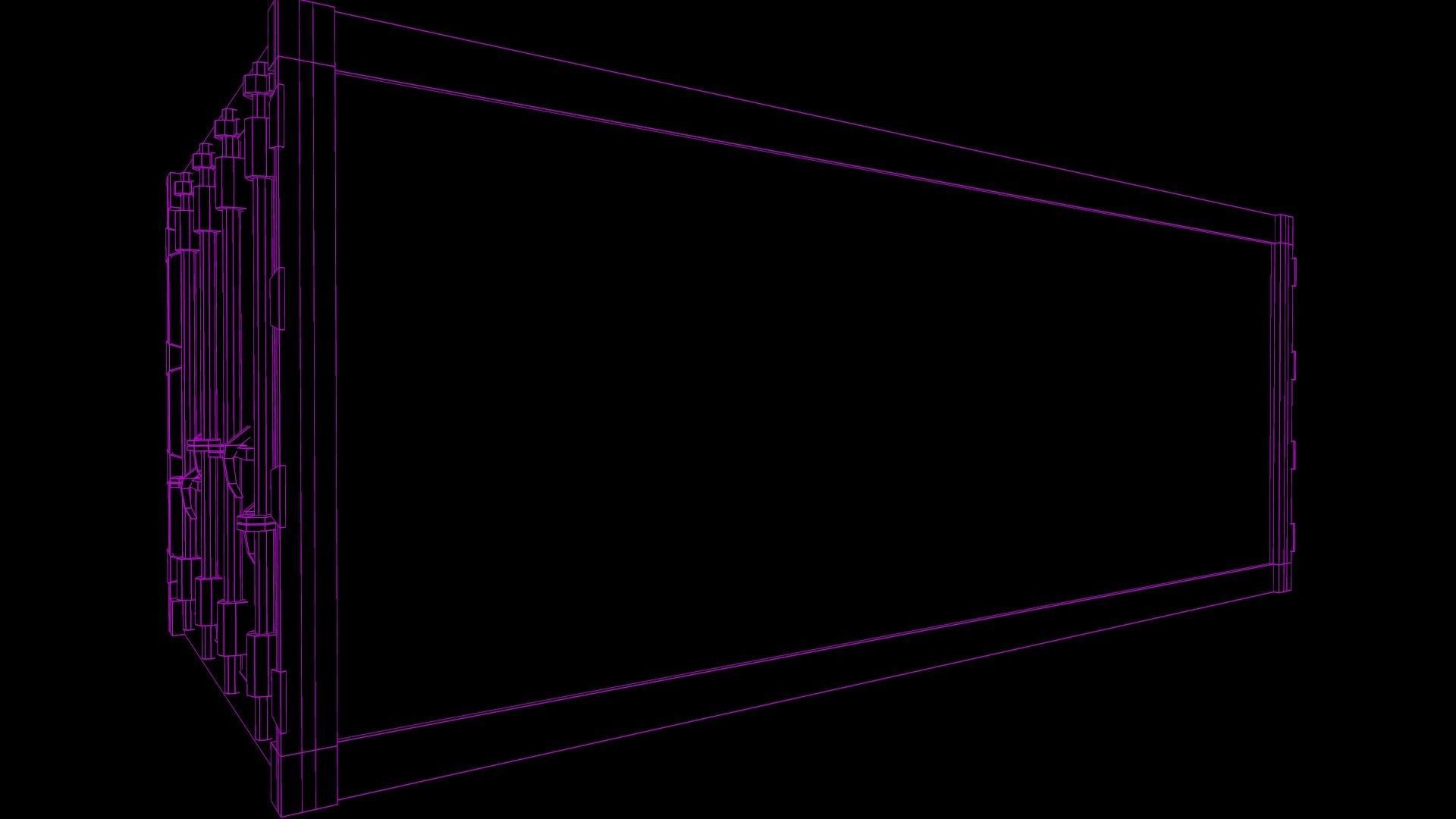 Container shipping Low-poly 3D model_8
