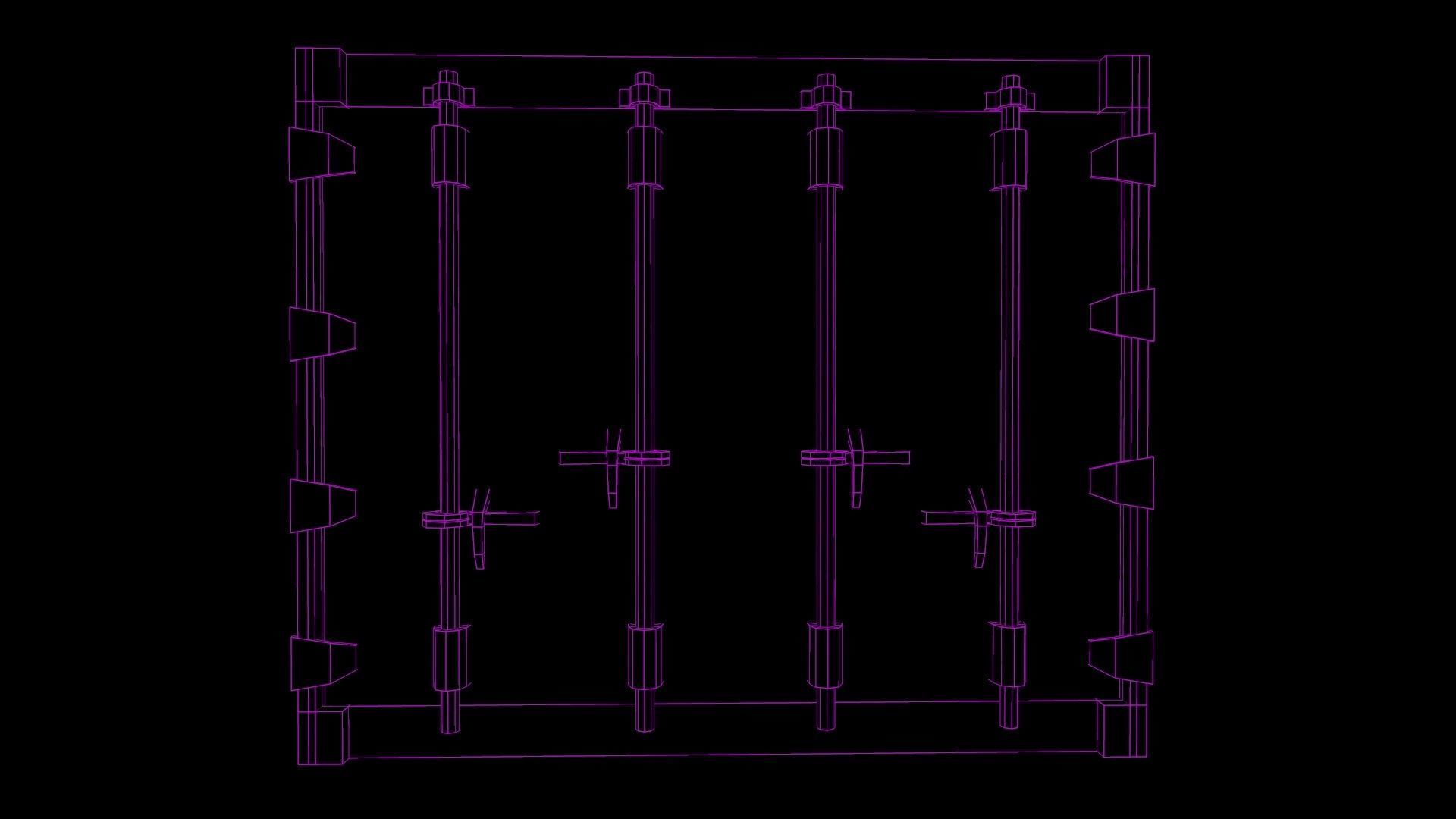 Container shipping Low-poly 3D model_10