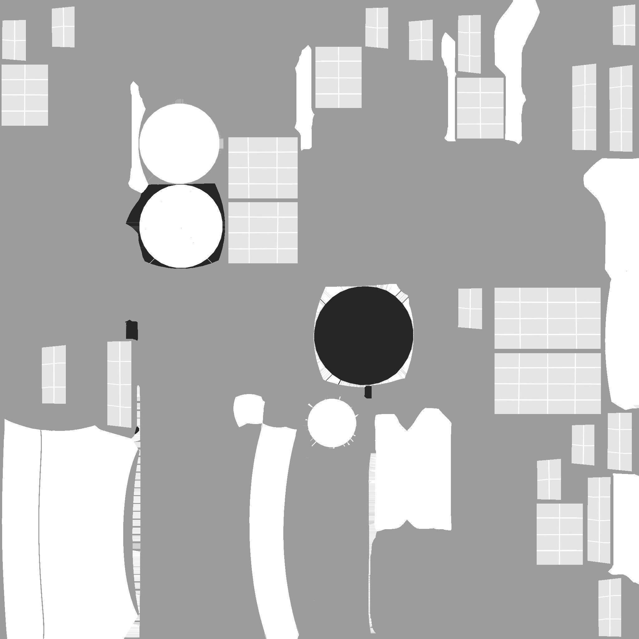 Satellite C09 USA - SciFi Space Design Low-poly 3D model_22