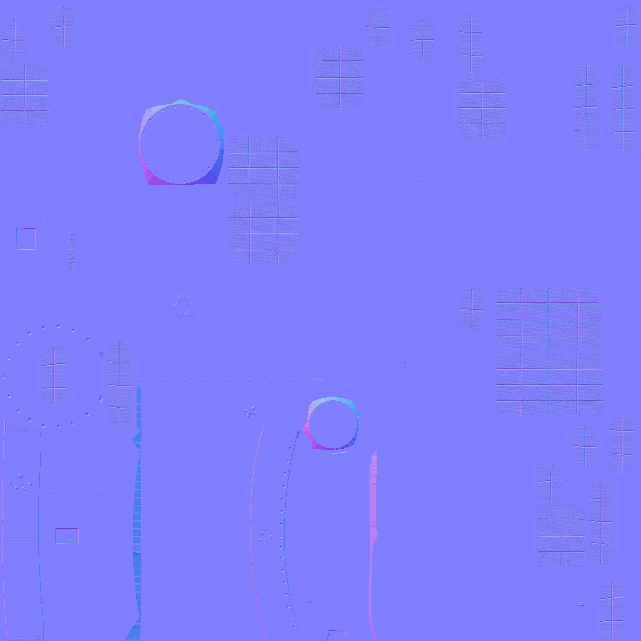 Satellite C10 China - SciFi Space Design Low-poly 3D model_23