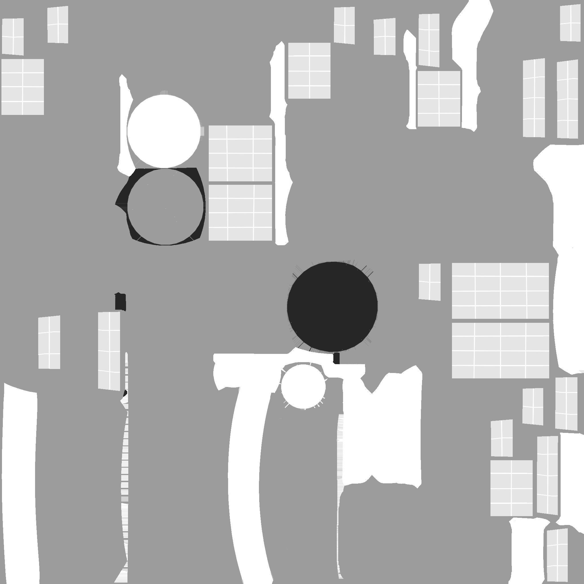 Satellite C10 China - SciFi Space Design Low-poly 3D model_22