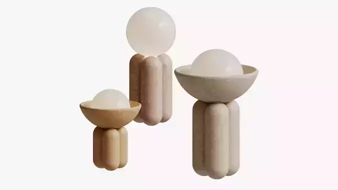 Half Sphere Lamp By Lisa Allegra