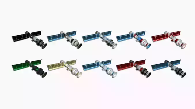 10 Satellite C Collection - SciFi Space Design 