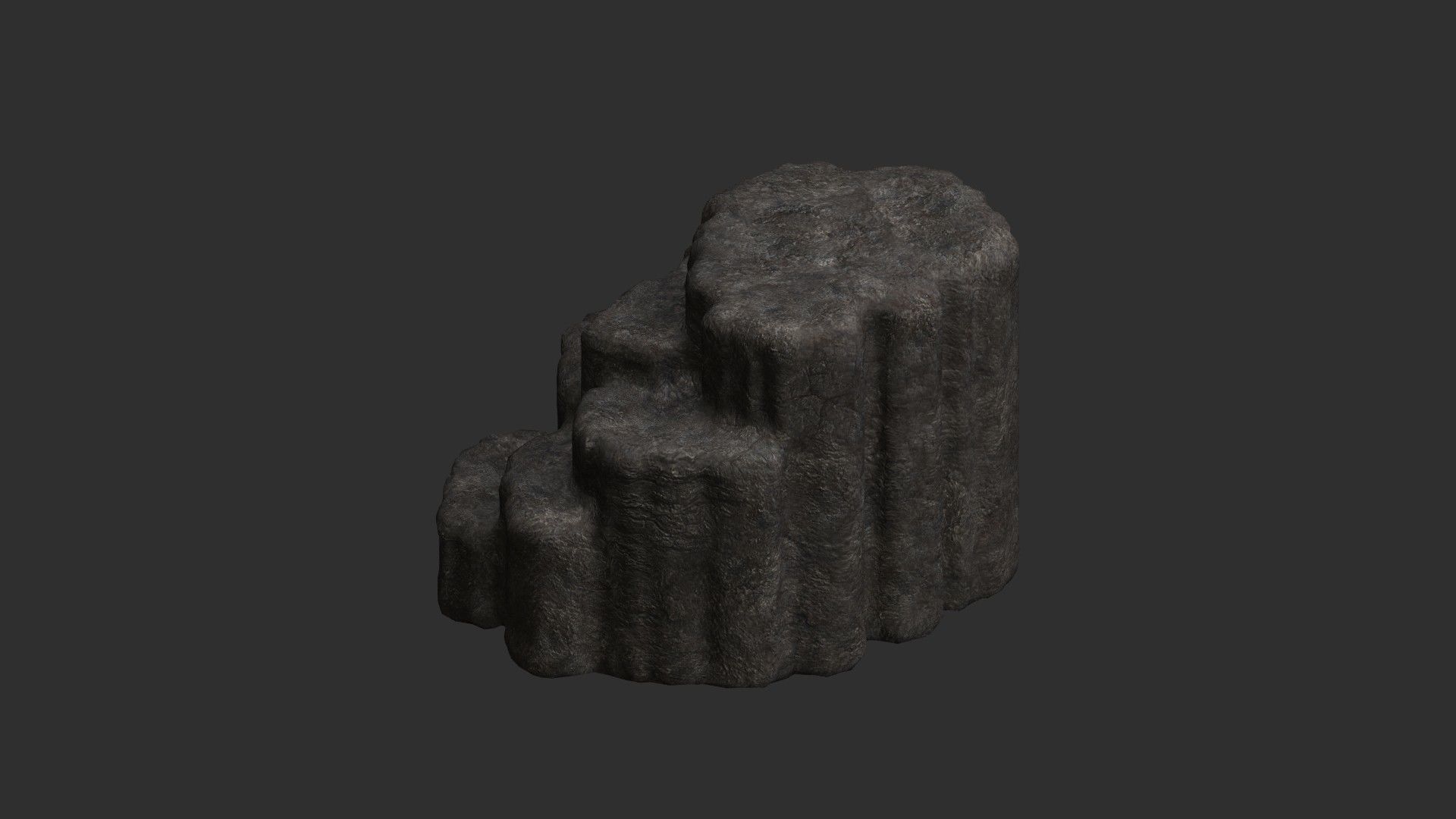 Cave Platform 1 - Base Free low-poly 3D model_5