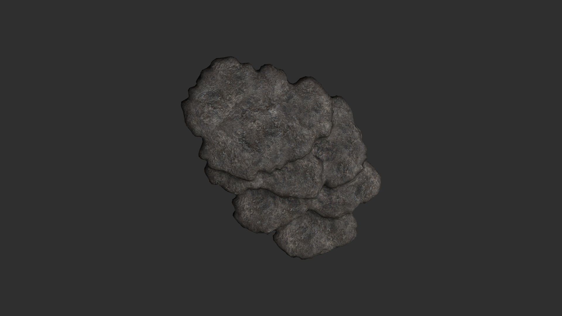 Cave Platform 1 - Base Free low-poly 3D model_7