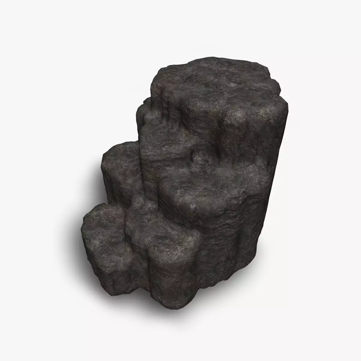 Cave Platform 1 - Base Free low-poly 3D model_0