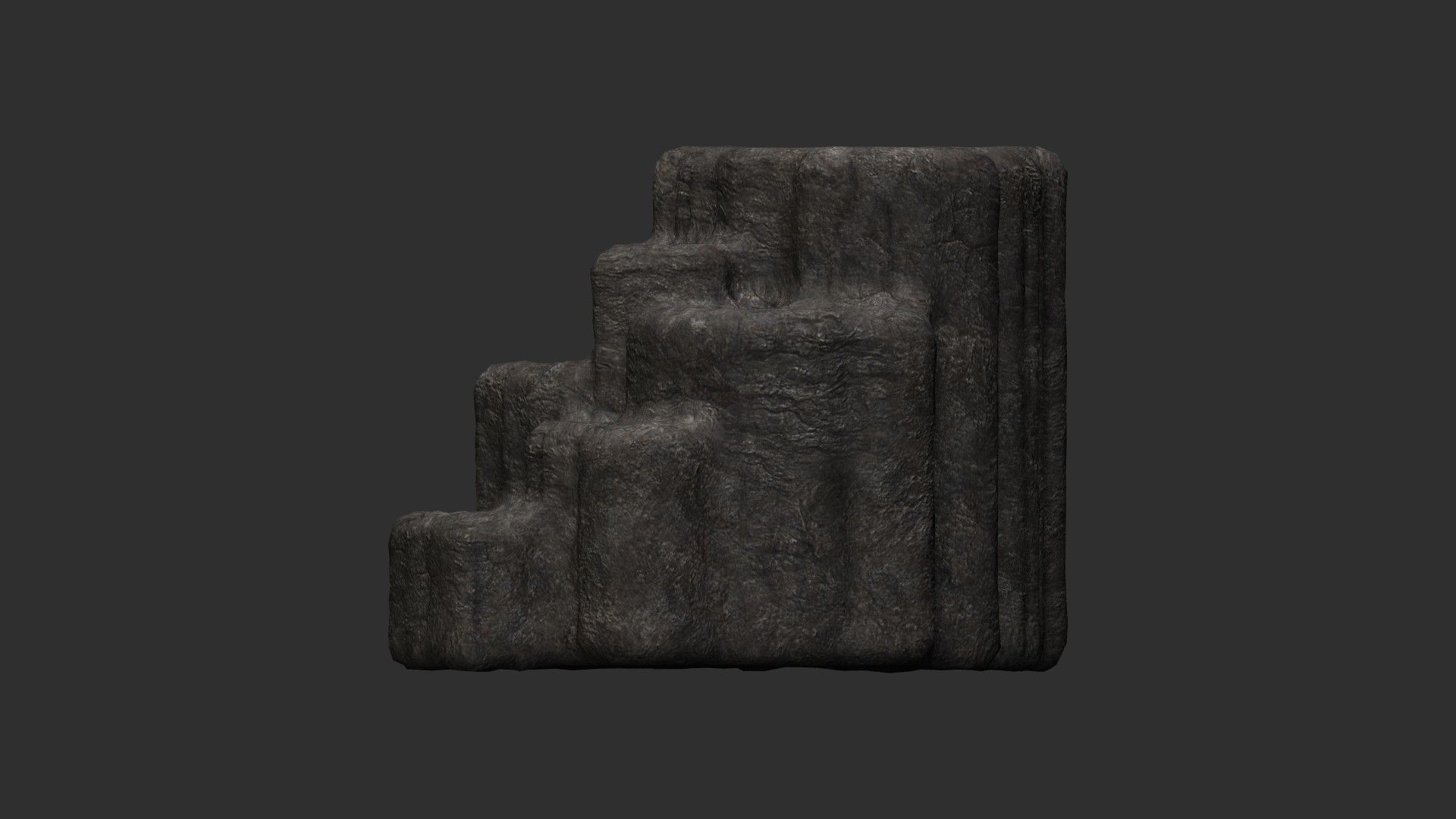 Cave Platform 1 - Base Free low-poly 3D model_9