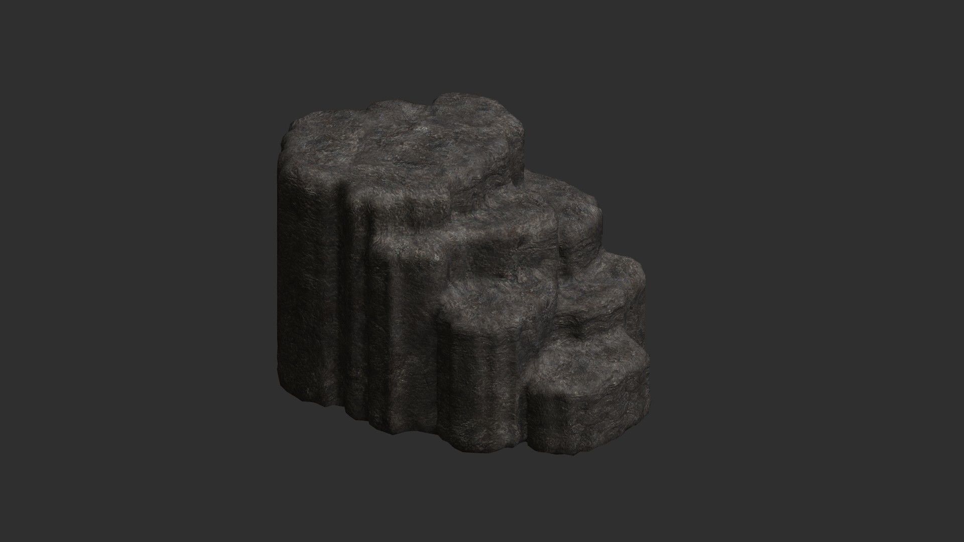 Cave Platform 1 - Base Free low-poly 3D model_2