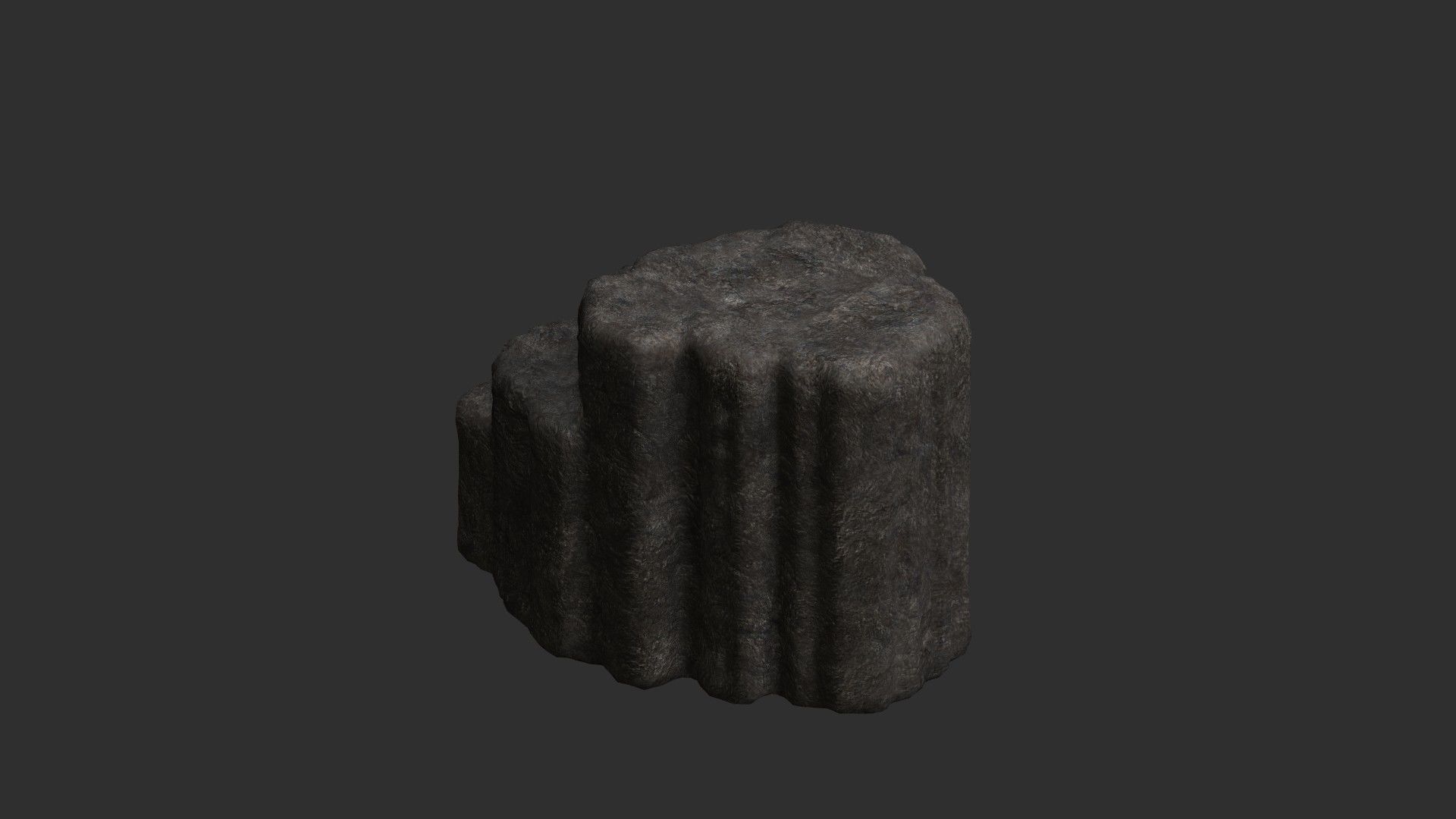 Cave Platform 1 - Base Free low-poly 3D model_4