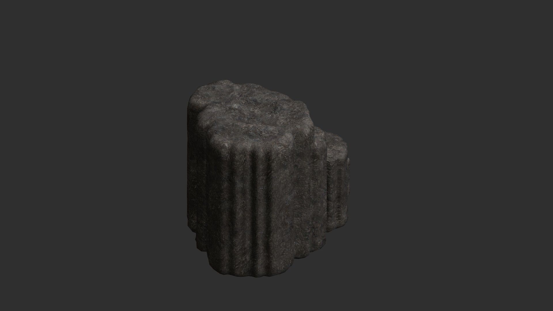 Cave Platform 1 - Base Free low-poly 3D model_3