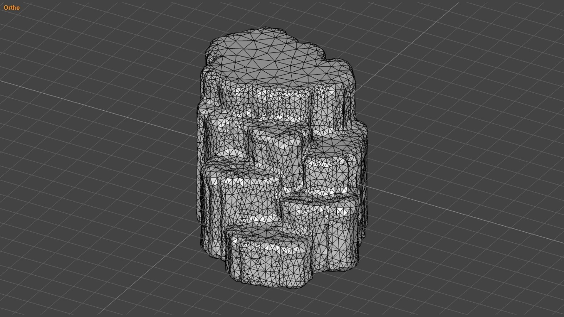 Cave Platform 1 - Base Free low-poly 3D model_11