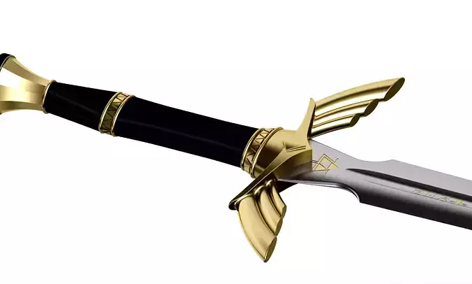 THE BLADE OF EVILS BANE MASTER SWORD 3D print model