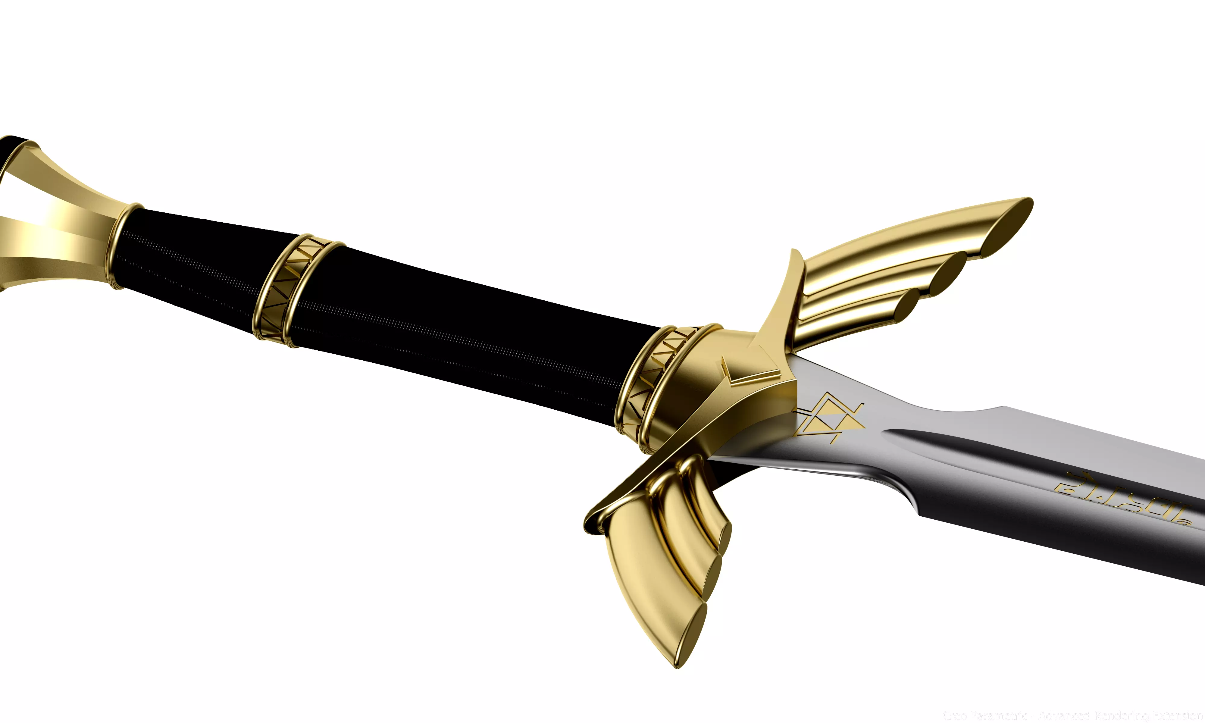 THE BLADE OF EVILS BANE MASTER SWORD 3D print model