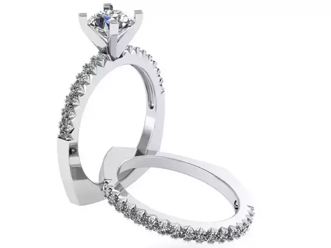 Euro Shank Ring With Band 1180