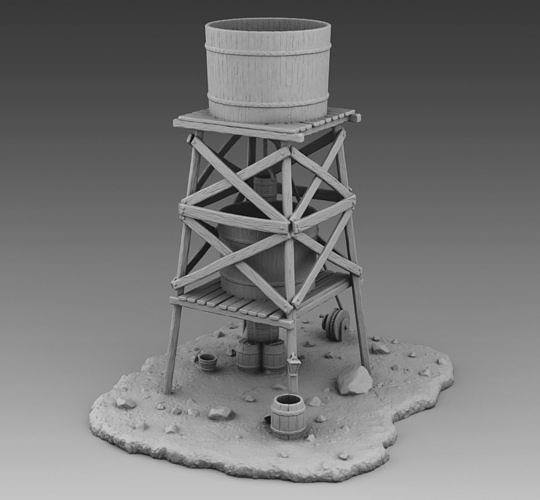 Water reservoir 3D print model