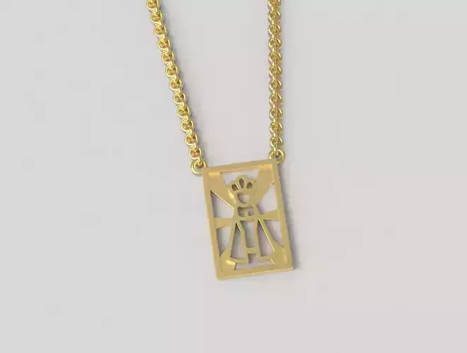 Our Lady Necklace 3D print model