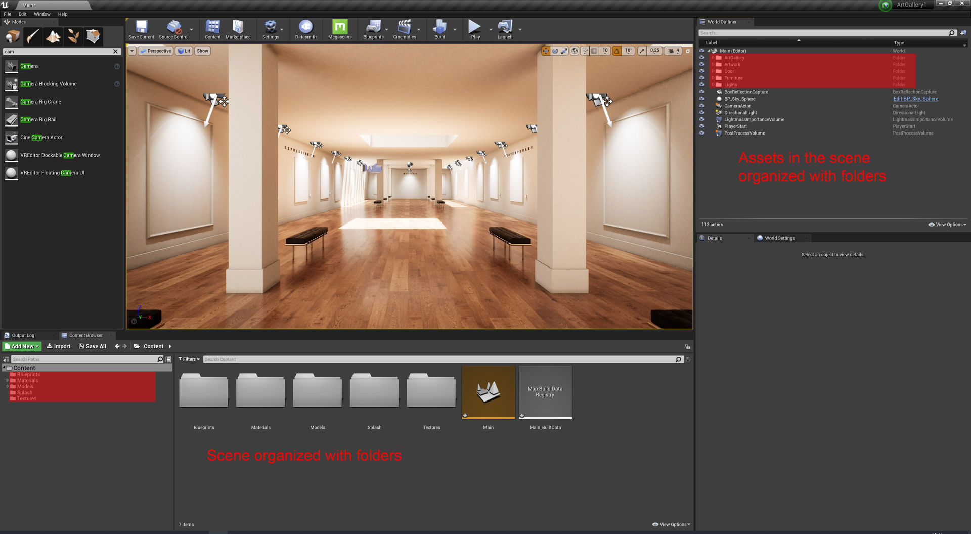 Art Gallery 003 UE4 3D model_26