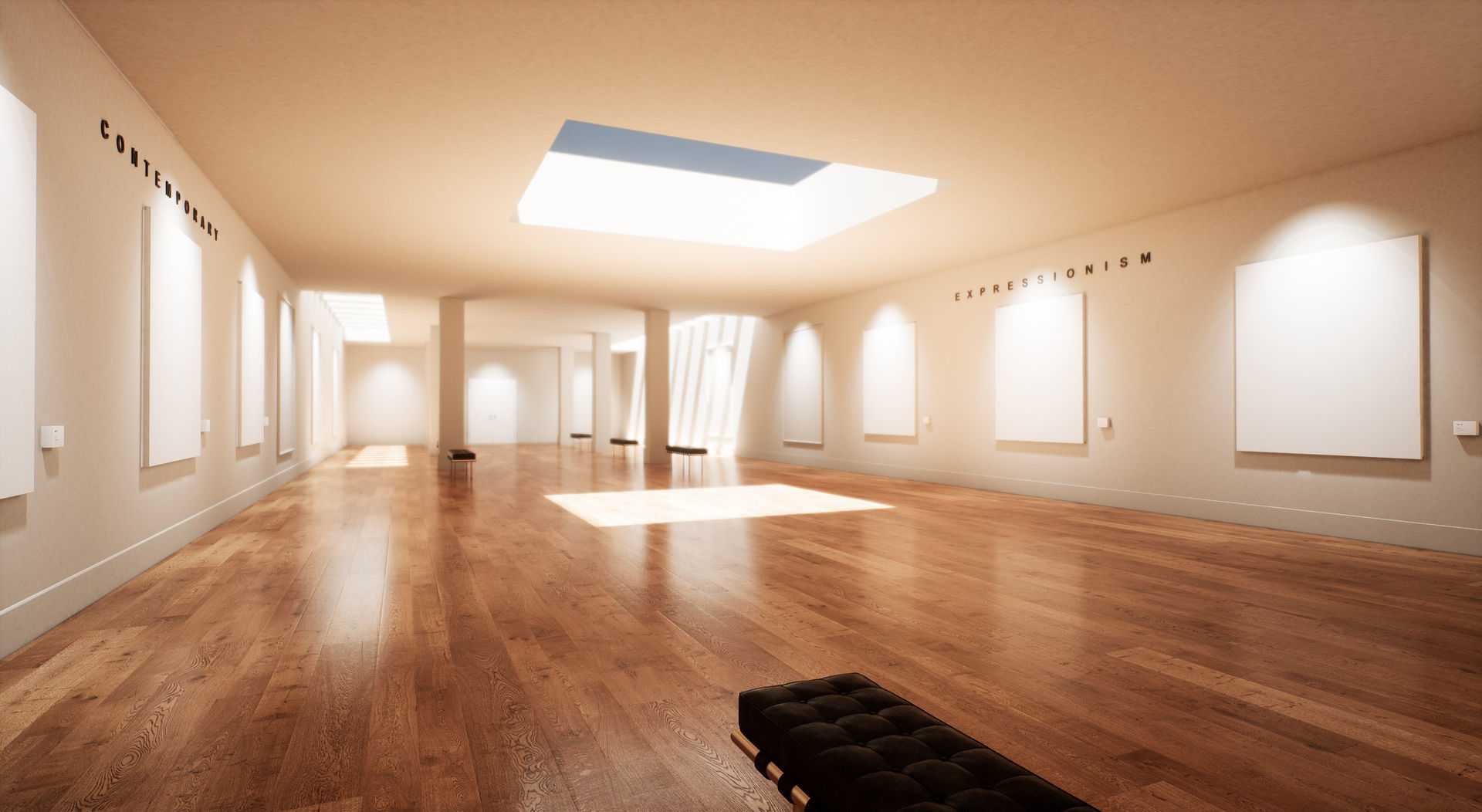 Art Gallery 003 UE4 3D model_13