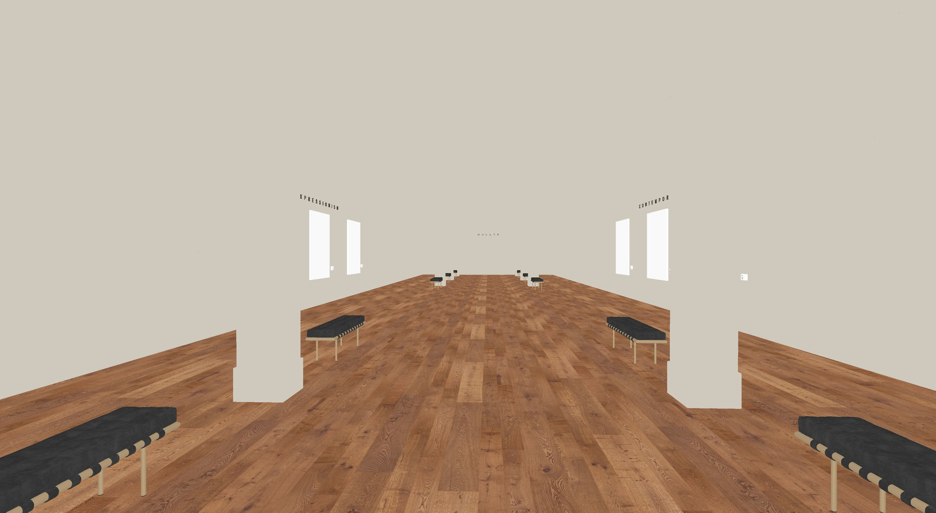 Art Gallery 003 UE4 3D model_3