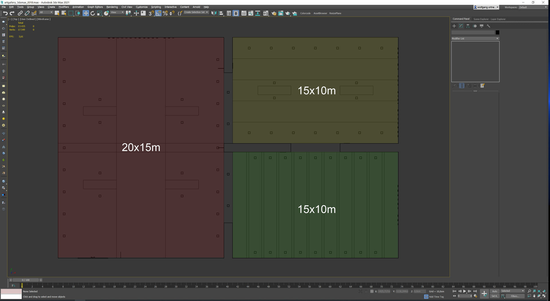 Art Gallery 012 3D model_12