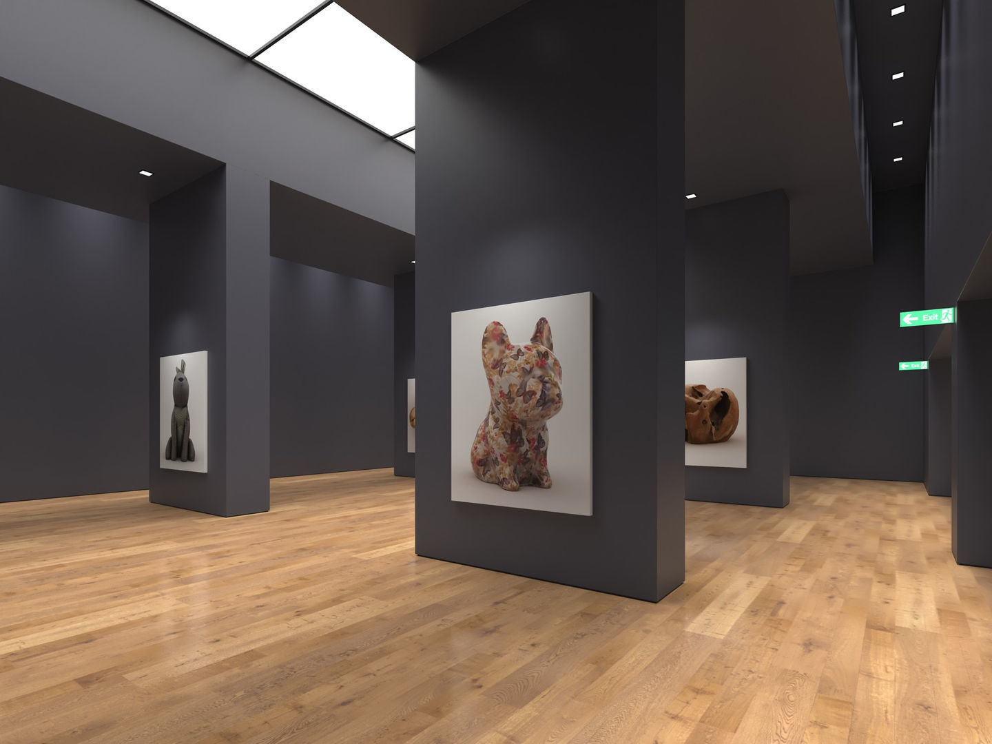 Art Gallery 012 3D model_3