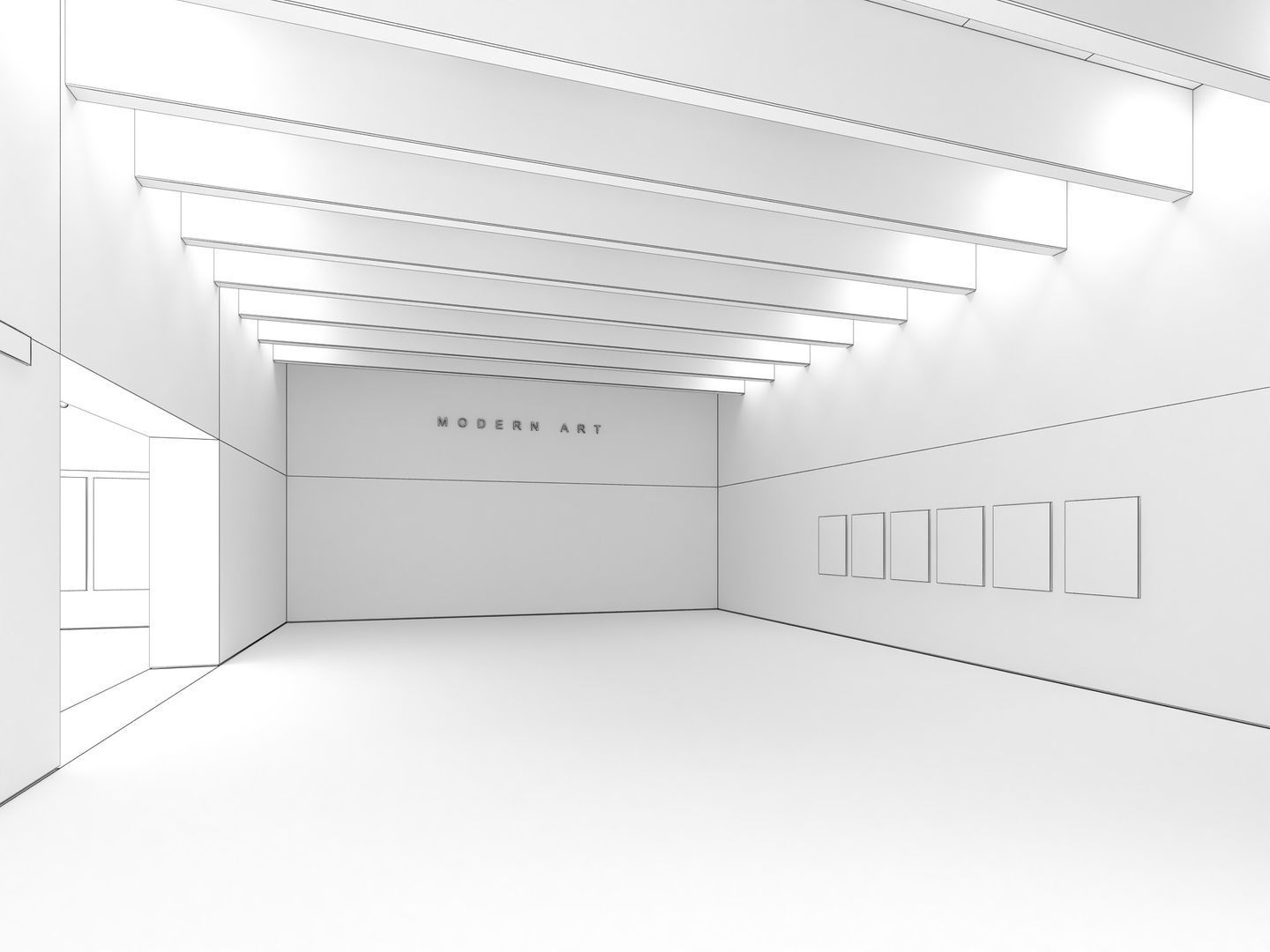 Art Gallery 012 3D model_22