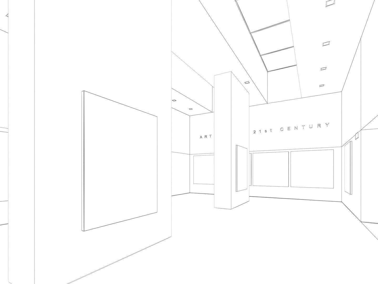 Art Gallery 012 3D model_19