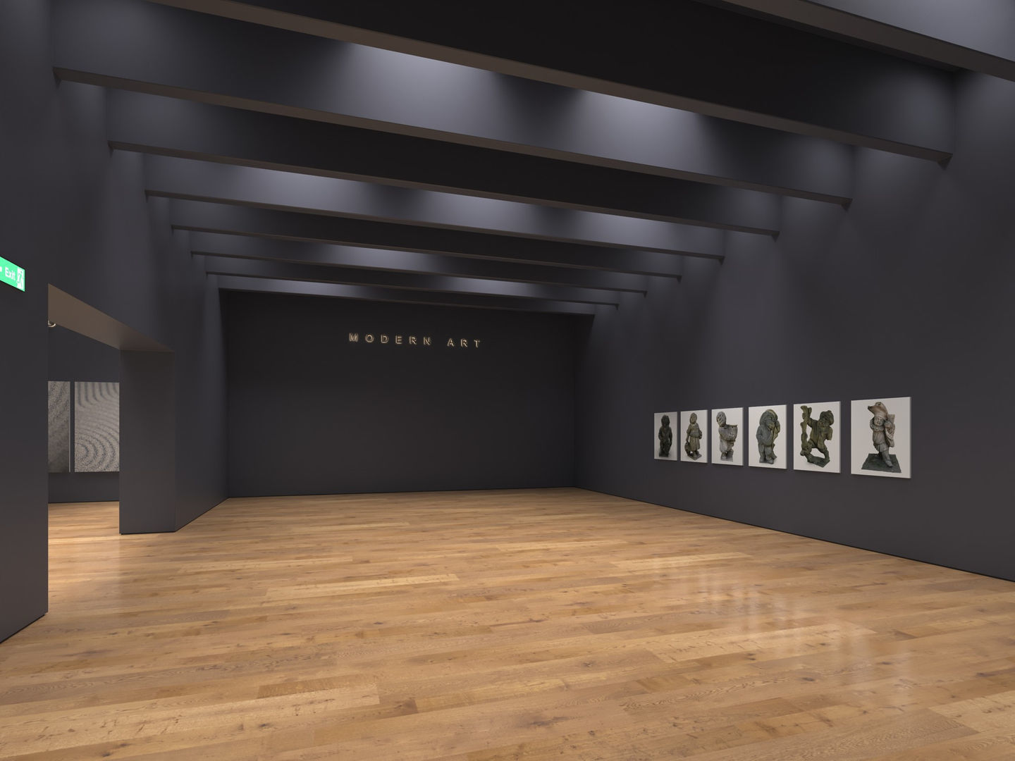 Art Gallery 012 3D model_7