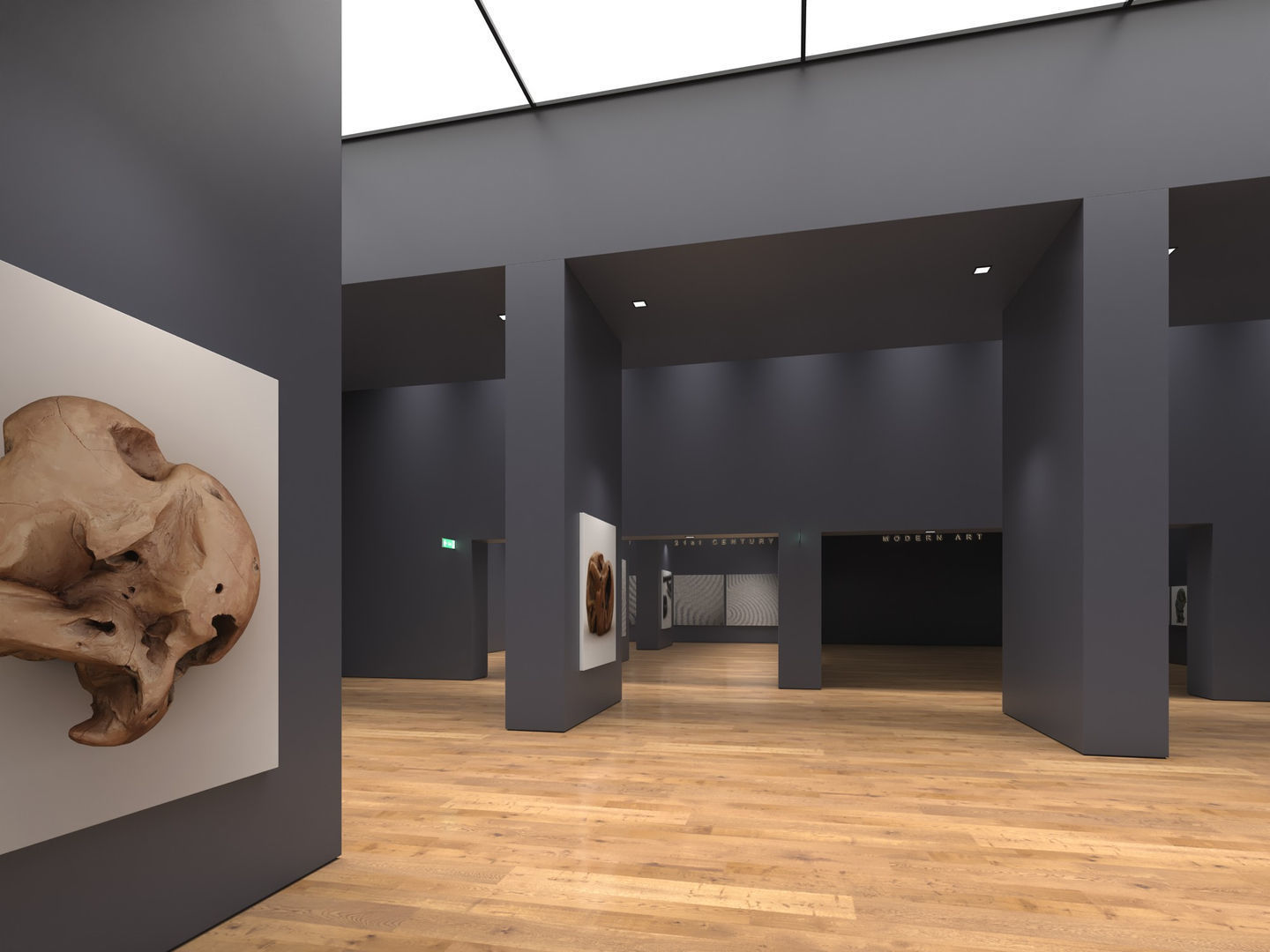 Art Gallery 012 3D model_11