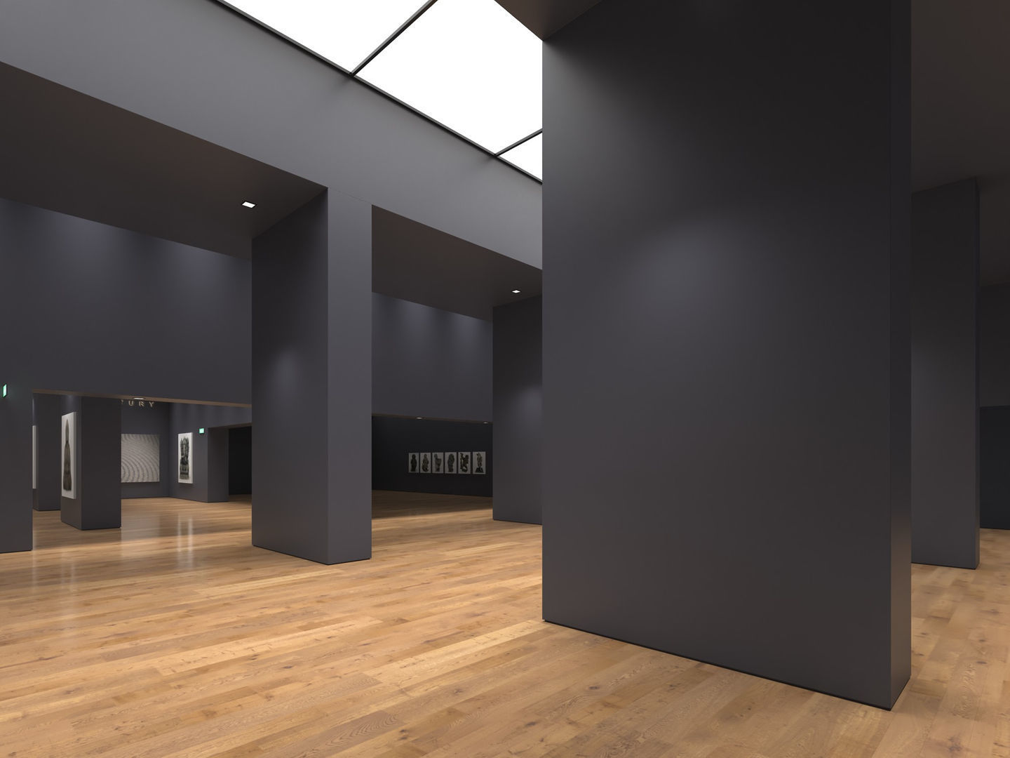 Art Gallery 012 3D model_2