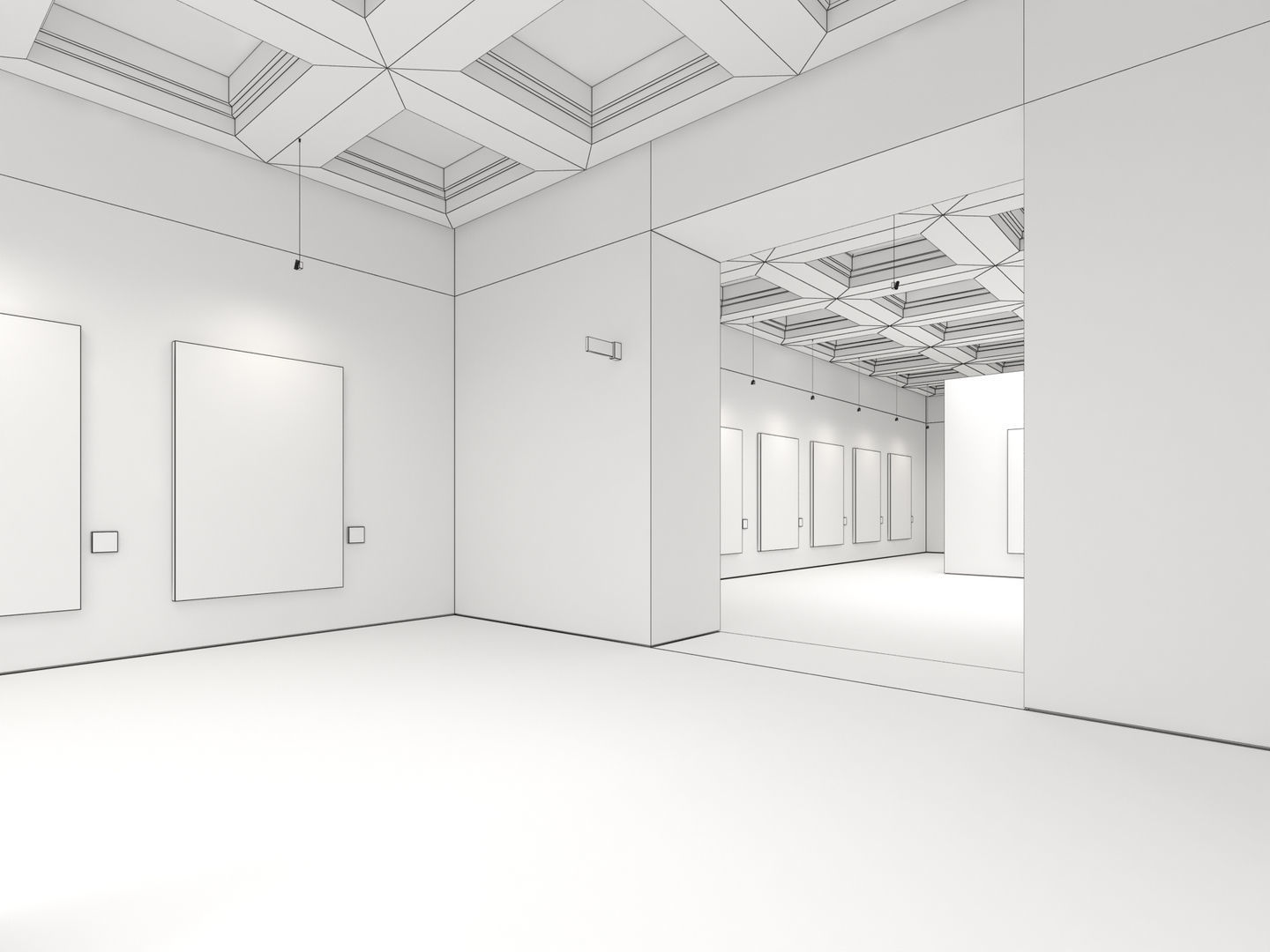 Art Gallery 005 3D model_22