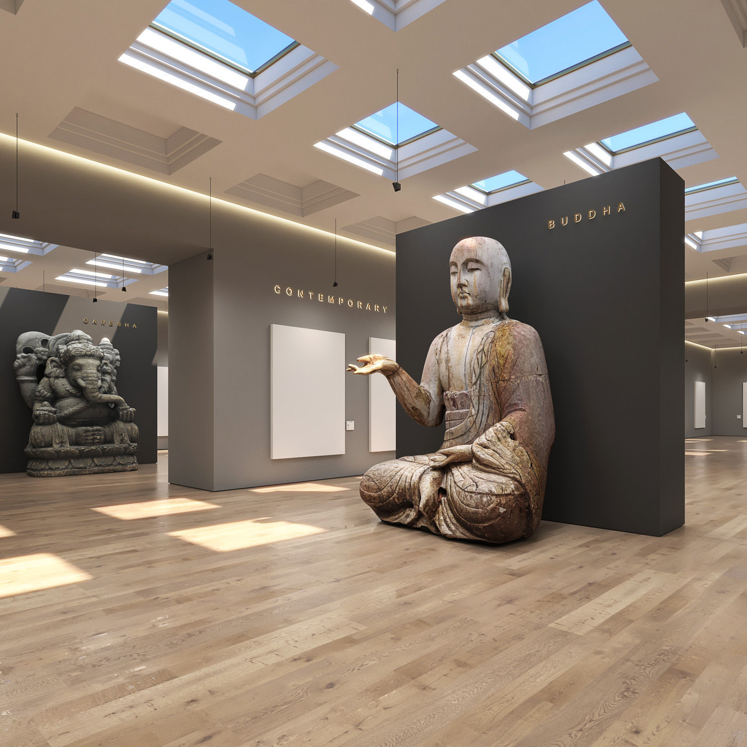 Art Gallery 005 3D model_14